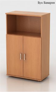 Шкаф средний с нишей ― Офисная мебель по низким ценам