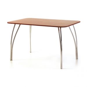 Стол обеденный "Силуэт-алюминий"(допонительные размеры на развороте страницы) ― Офисная мебель по низким ценам