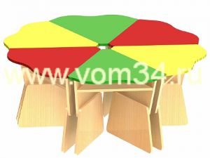 Стол Ромашка (рег. ножки) ― Офисная мебель по низким ценам