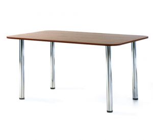 Стол обеденный "Бекеро-алюминий"(допонительные размеры на развороте страницы) ― Офисная мебель по низким ценам