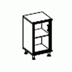Шкаф со стеклом (л/прав) ― Офисная мебель по низким ценам