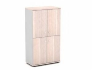 Шкаф закрытый средний (820х440х1490) ― Офисная мебель по низким ценам