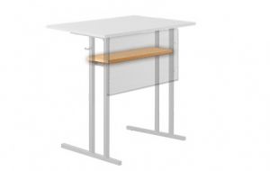 Полка для стола двухместного  ― Офисная мебель по низким ценам