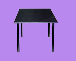 Стол на металлокаркасе пластиковый обеденный (каркас профильная труба 25х25) (1) ― Офисная мебель по низким ценам