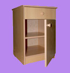 Тумба прикроватная №5  (с ящиком и полкой)      ― Офисная мебель по низким ценам