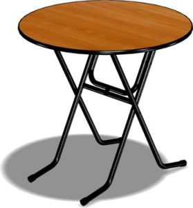 Столы круглый складной (d 600 – 900 мм) ― Офисная мебель по низким ценам