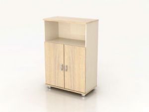 Шкаф средний с нишей К1  ― Офисная мебель по низким ценам