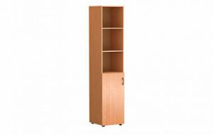 Шкаф узкий полузакрытый ― Офисная мебель по низким ценам