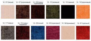 Образцы цвета VL (ткань) ― Офисная мебель по низким ценам